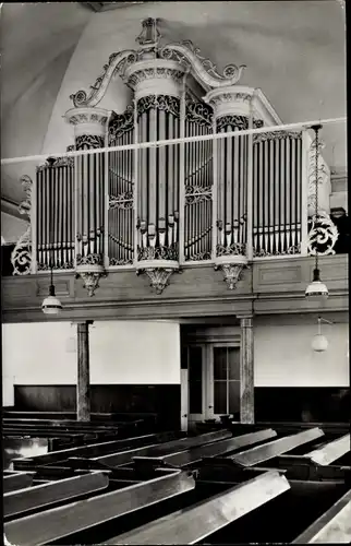 Ak Almelo Overijssel Niederlande, Orgel in der Kirche