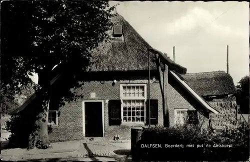 Ak Dalfsen Overijssel, Boerderij met put de Aalshorst