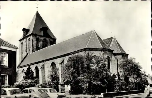 Ak Delden Hof van Twente Overijssel Niederlande, Ned. Herv. Kerk