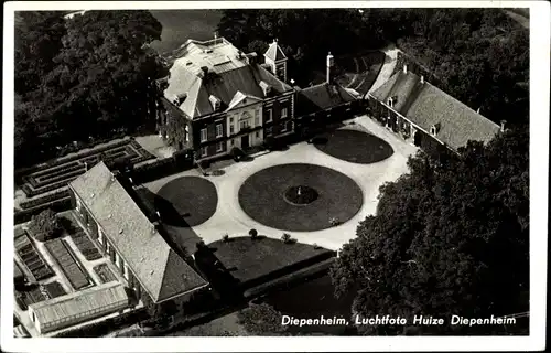 Ak Diepenheim Overijssel, Luchtfoto Huize Diepenheim