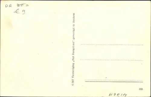 Ak Vries Tynaarlo Drenthe, Kolonie Filadelfia, Voorfront Verpleeggebouw