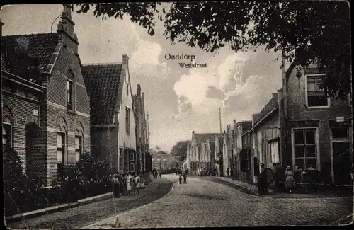 Ak Ouddorp Südholland, Weststraat