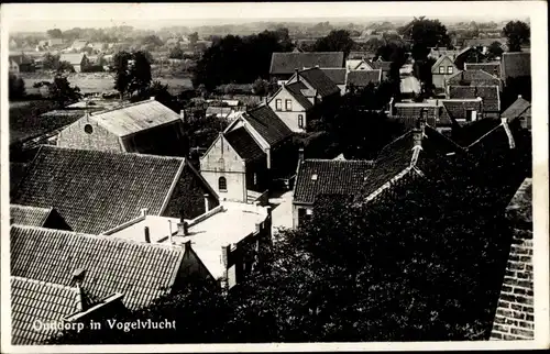 Ak Ouddorp Südholland, Vogelvlucht