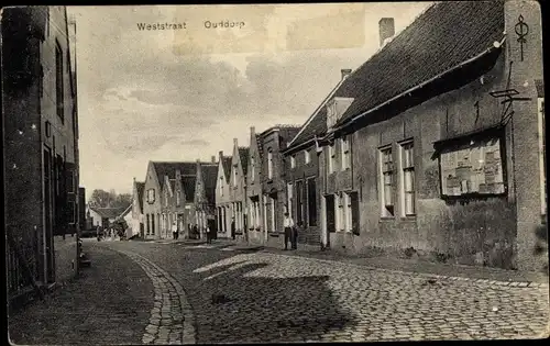Ak Ouddorp Südholland, Weststraat