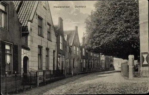 Ak Ouddorp Südholland, Heerenstraat