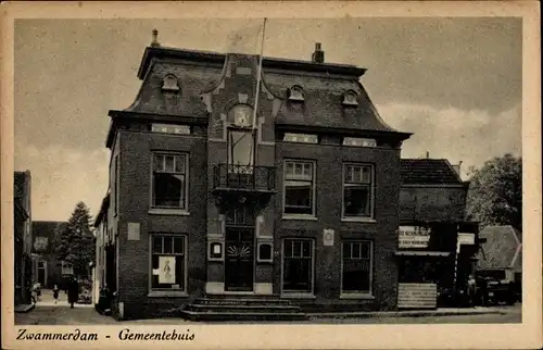 Ak Zwammerdam Südholland, Gemeentehuis