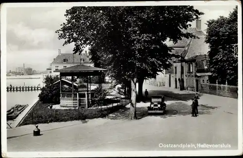 Ak Hellevoetsluis Südholland, Oostzandplein