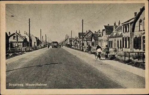 Ak Nieuw Helvoet Hellevoetsluis Südholland, Straatweg