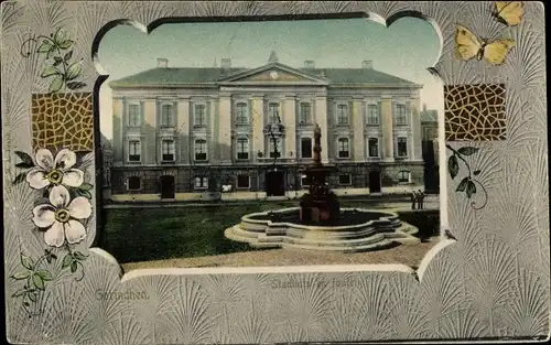 Passepartout Ak Gorinchem Südholland Niederlande, Stadhuis