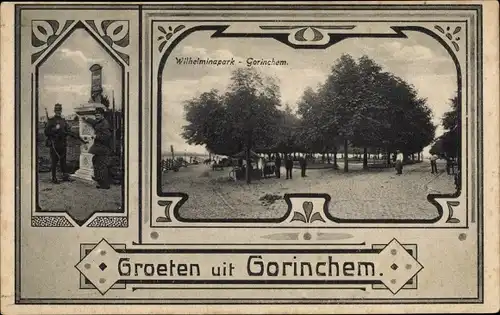 Passepartout Ak Gorinchem Südholland Niederlande, Wilhelminapark