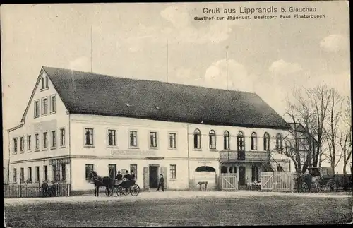 Ak Lipprandis Glauchau in Sachsen, Gasthof zur Jägerlust