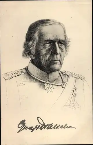 Künstler Ak Generalfeldmarschall Gottlieb von Haeseler, Portrait