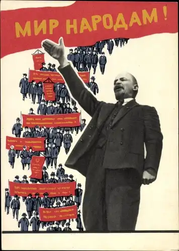 Ak Wladimir Iljitsch Lenin, Russischer Revolutionär, Portrait, Oktoberrevolution
