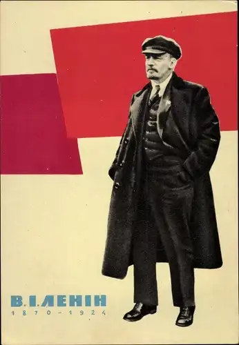 Ak Wladimir Iljitsch Lenin, Russischer Revolutionär, Portrait