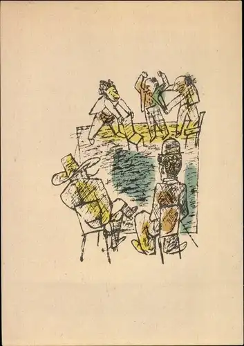 Künstler Ak Ziegler, R., Schauspieler Charlie Chaplin im Zirkus, Filmszene