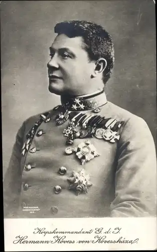 Ak Korpskommandant General der Infanterie Hermann Kövess von Kövessháza, kuk Armee, Orden