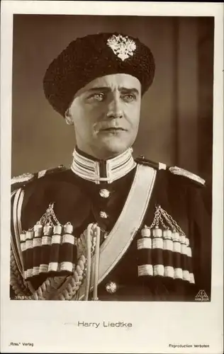 Ak Schauspieler Harry Liedtke, Portrait, Uniform