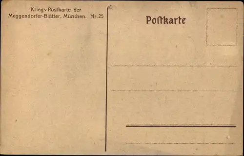 Künstler Ak Nunes, E. H., Fliehende russische Soldaten, große Hoffnungen auf den Krieg, Kehrseite