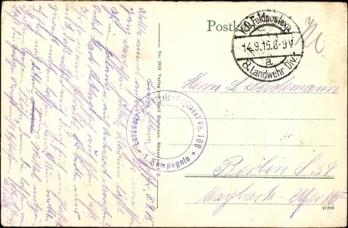 Ak Ribeauvillé Rappoltsweiler Elsass Haut Rhin, Der Hoh Rappoltstein