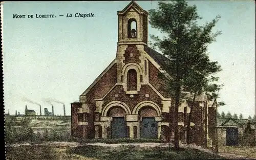 Ak Lorette Loire, Mont de Lorette, La Chapelle