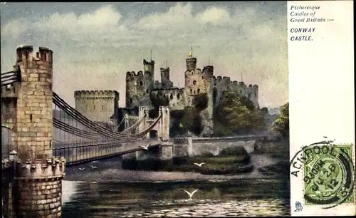 Ak Conway Conwy Wales, Conwy Castle