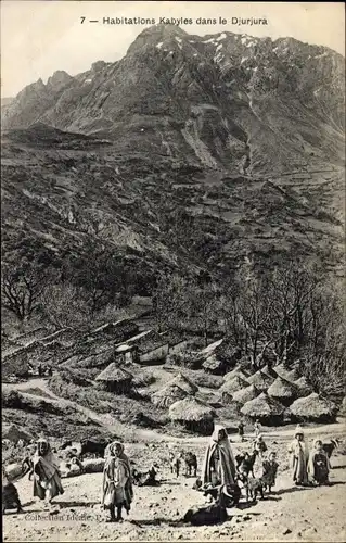 Ak Djurdjura Kabylie Algerien, Habitations Kabyles