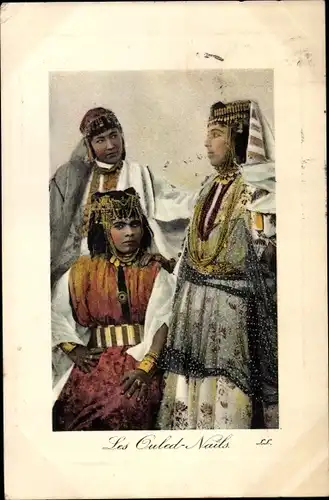 Ak Les Ouled-Nails, Maghreb, Schmuck, Tracht