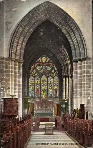 Ak Chesterfield East Midlands, Interior of Parish Church