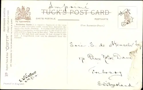 Ak Rochester South East England, Castle