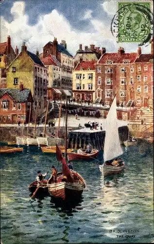 Künstler Ak Bridlington East Riding of Yorkshire, The Quay