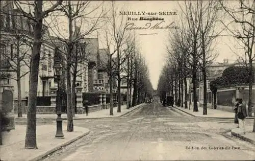 Ak Neuilly sur Seine Hauts de Seine, Rue Borghese