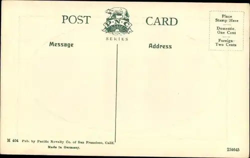 Passepartout Ak Merced Kalifornien USA, Main Street, Garage