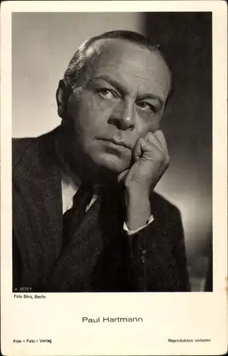 Ak Schauspieler Paul Hartmann, Portrait, Film Foto Verlag A 3573/1