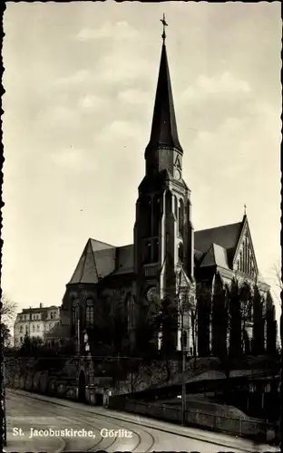 Ak Görlitz in der Lausitz, St. Jacobuskirche