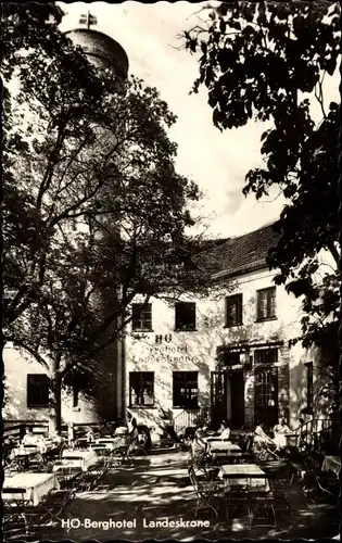 Ak Görlitz in der Lausitz, Landeskrone, HO Berghotel