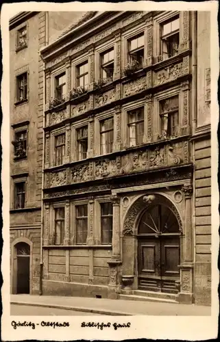 Ak Görlitz in der Lausitz, Biblisches Haus, Eingang