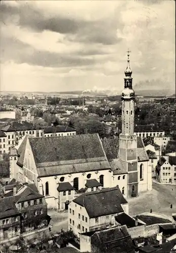 Ak Zittau in Sachsen, Blick zur Klosterkirche