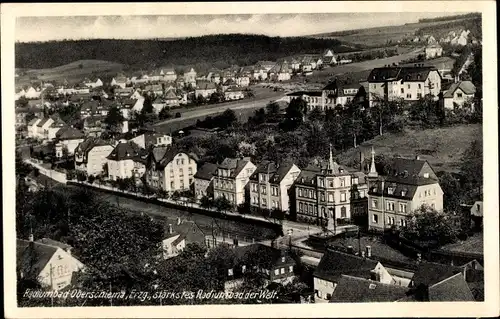 Ak Oberschlema Bad Schlema im Erzgebirge, Radiumbad, Panorama