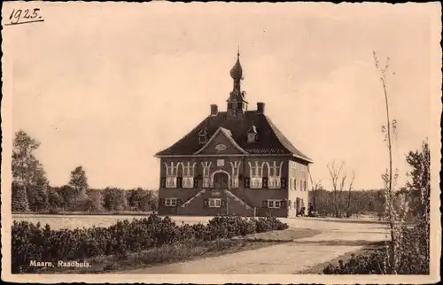 Ak Maarn Utrecht, Raadhuis