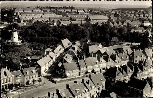 Ak Rhenen Utrecht, Panorama, Molen