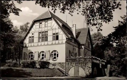 Ak Lengenfeld Vogtland Sachsen, Parkgaststätte im Stadtpark