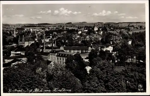 Ak Großröhrsdorf in Sachsen, Blick vom Kirchturm