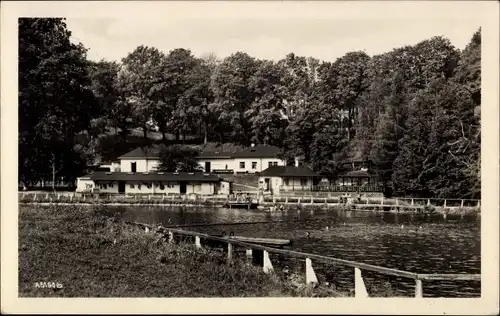 Ak Netzschkau im Vogtland, Schwimmbad