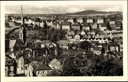 Ak Mylau Reichenbach im Vogtland, Blick auf Stadt und Kirche