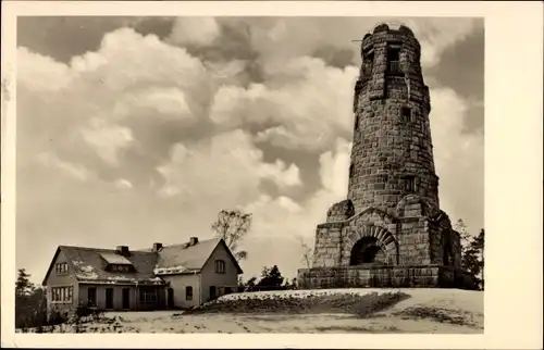 Ak Netzschkau im Vogtland, Kuhbergbaude und Aussichtsturm