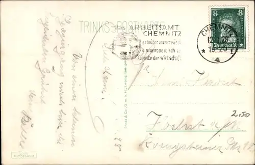 Ak Reichenbach im Vogtland, Stadtpark, Teich