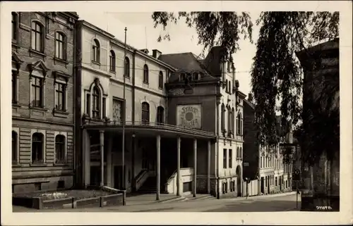 Ak Reichenbach im Vogtland, Neuberin Haus, Stadttheater