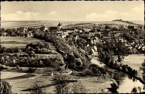 Ak Nebra an der Unstrut, Blick vom Vitzenburger Berg