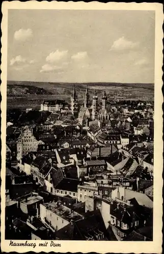 Ak Naumburg an der Saale, Blick auf Stadt und Dom