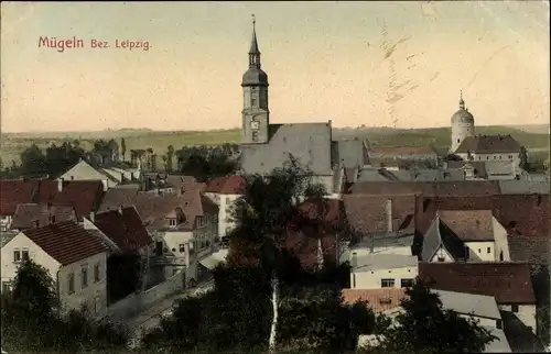 Ak Mügeln in Sachsen, Ortsansicht